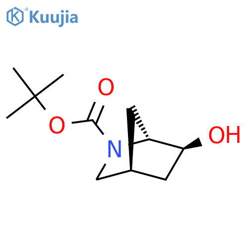 rel-(1S,4R,6R)-tert-Butyl 6-Hydroxy-2-azabicyclo2.2.1heptane-2-carboxylate structure