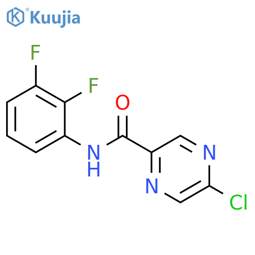 5-Chloro-N-(2,3-difluorophenyl)-2-pyrazinecarboxamide structure