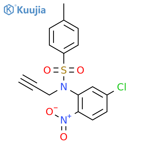 Benzenesulfonamide, N-(5-chloro-2-nitrophenyl)-4-methyl-N-2-propynyl- structure