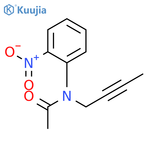 Acetamide, N-2-butynyl-N-(2-nitrophenyl)- structure