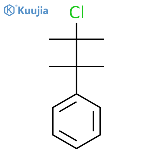Benzene, (2-chloro-1,1,2-trimethylpropyl)- structure