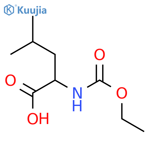 N-(ethoxycarbonyl)leucine structure