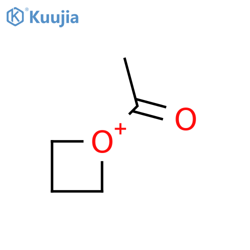 Oxetanium, 1-acetyl- structure
