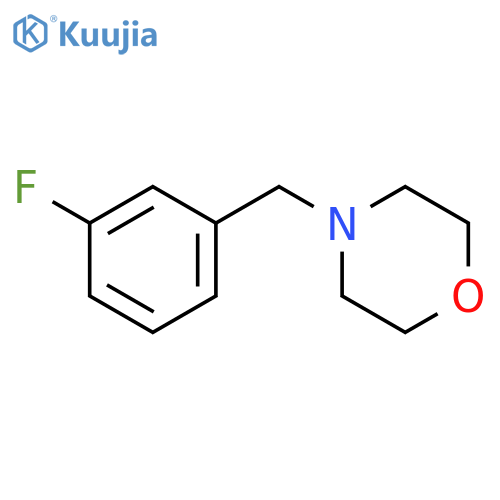 4-(3-fluorophenyl)methylmorpholine structure