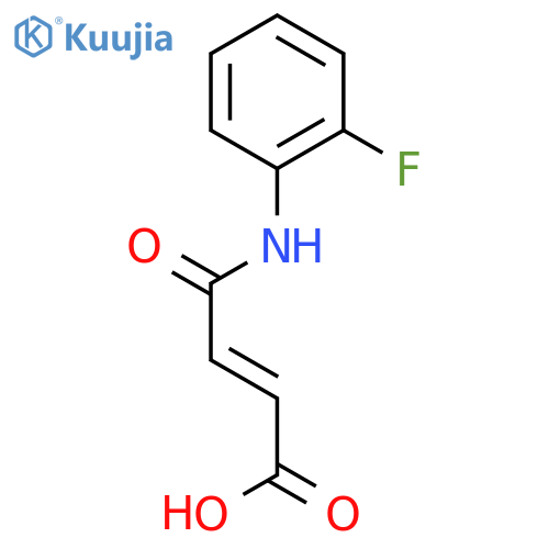 2-Butenoic acid, 4-[(2-fluorophenyl)amino]-4-oxo- structure