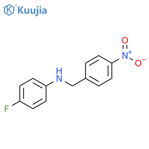 4-fluoro-N-(4-nitrobenzyl)aniline structure
