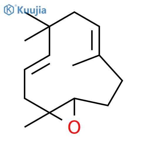 12-Oxabicyclo[9.1.0]dodeca-3,7-diene,1,5,5,8-tetramethyl-, (1R,3E,7E,11R)- structure