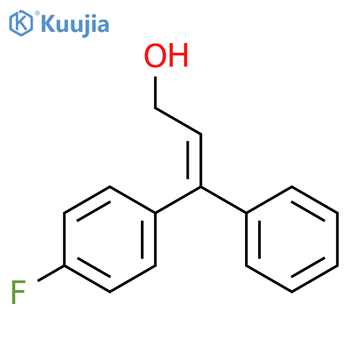 2-Propen-1-ol, 3-(4-fluorophenyl)-3-phenyl-, (2Z)- structure