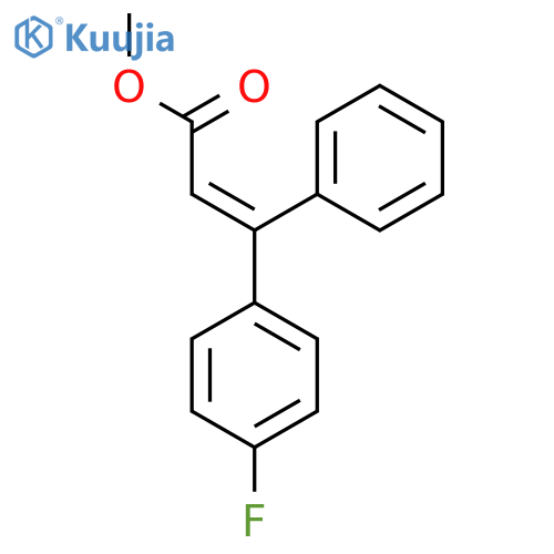 methyl (2E)-3-(4-fluorophenyl)-3-phenylprop-2-enoate structure