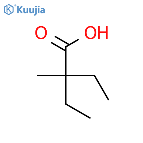 2-Ethyl-2-methylbutanoic acid structure