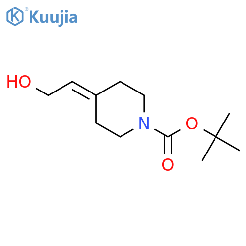tert-Butyl 4-(2-hydroxyethylidene)piperidine-1-carboxylate structure