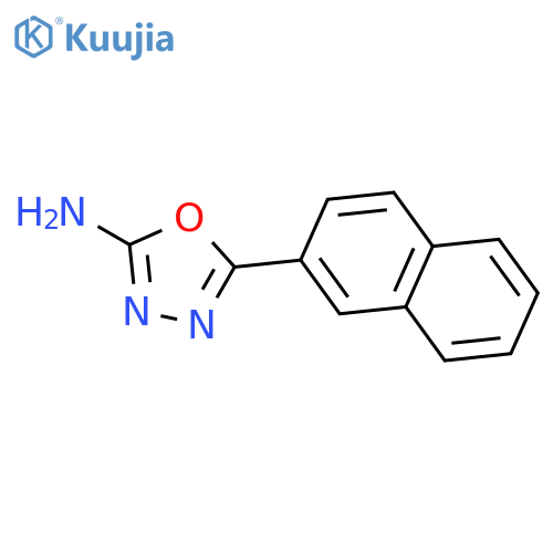 5-(2-naphthyl)-1,3,4-oxadiazol-2-amine structure