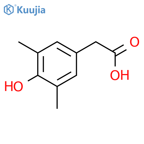 2-(4-hydroxy-3,5-dimethylphenyl)acetic acid structure