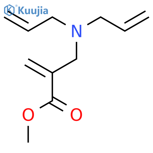 2-Propenoic acid, 2-[(di-2-propenylamino)methyl]-, methyl ester structure