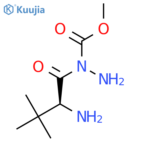 L-Valine, N-(methoxycarbonyl)-3-methyl-, hydrazide structure