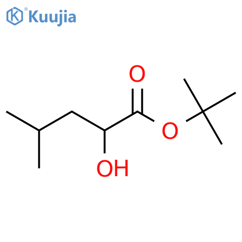 (S)-tert-Butyl 2-hydroxy-4-methylpentanoate structure