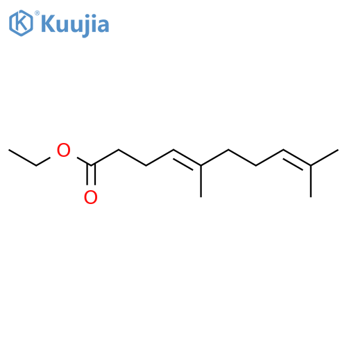 4,8-Decadienoic acid, 5,9-dimethyl-, ethyl ester, (E)- structure