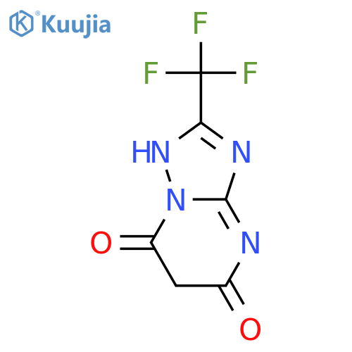 [1,2,4]TRIAZOLO[1,5-A]PYRIMIDINE-5,7(1H,6H)-DIONE, 2-(TRIFLUOROMETHYL)- structure
