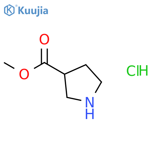 Methyl pyrrolidine-3-carboxylate hydrochloride structure