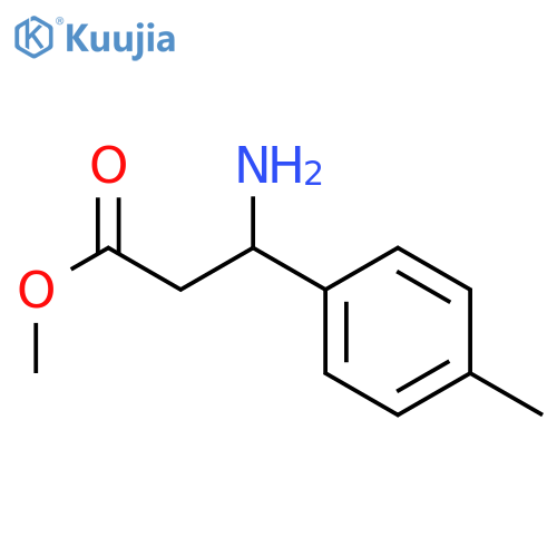 methyl 3-amino-3-(4-methylphenyl)propanoate structure
