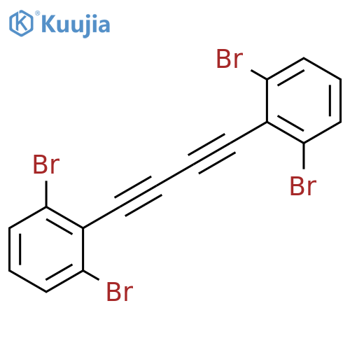Benzene, 1,1'-(1,3-butadiyne-1,4-diyl)bis[2,6-dibromo- structure