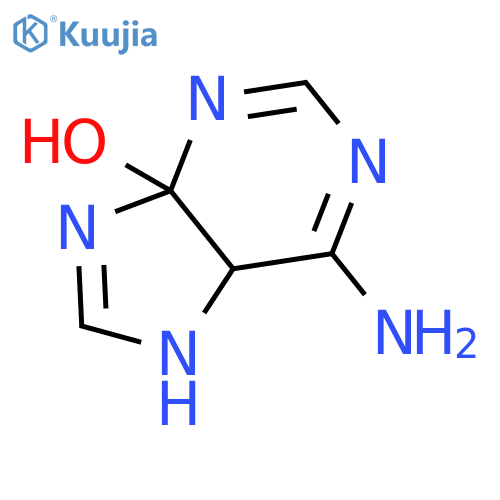 5H-Purin-5-yl, 6-amino-4,7-dihydro-4-hydroxy- structure