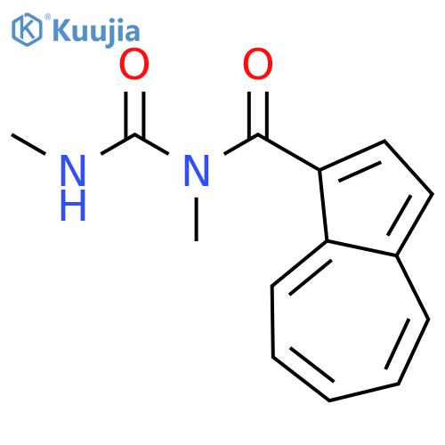 1-Azulenecarboxamide, N-methyl-N-[(methylamino)carbonyl]- structure