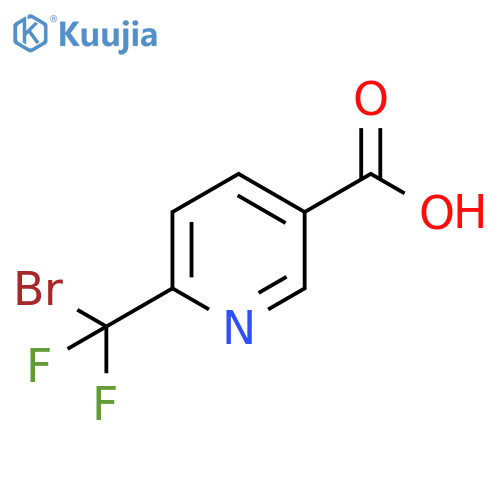 6-(bromodifluoromethyl)pyridine-3-carboxylic acid structure