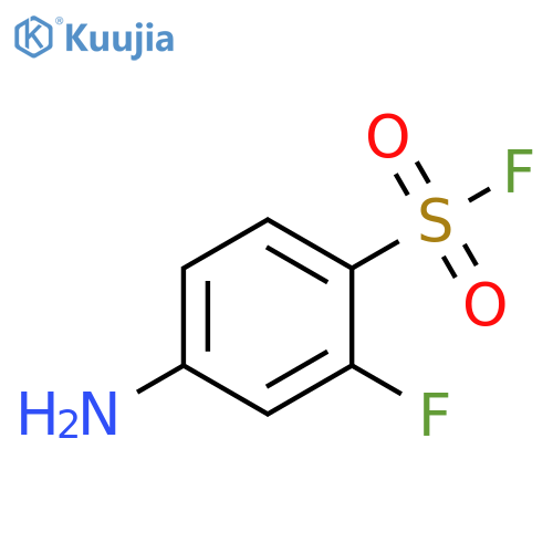 4-amino-2-fluorobenzene-1-sulfonyl fluoride structure