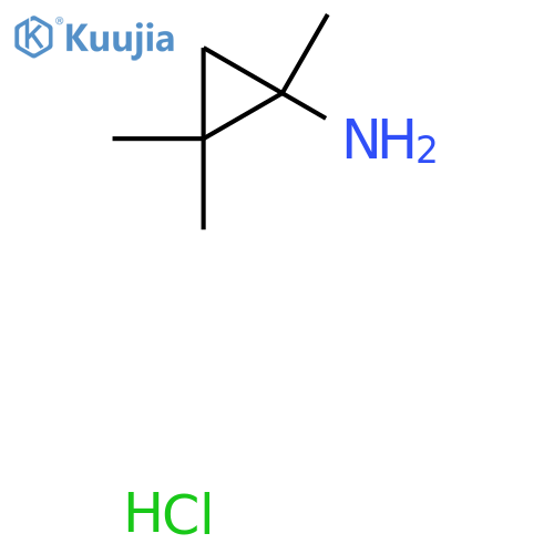 1,2,2-Trimethylcyclopropan-1-amine hydrochloride structure