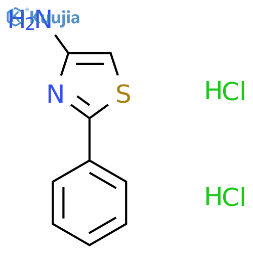 2-Phenyl-1,3-thiazol-4-amine dihydrochloride structure