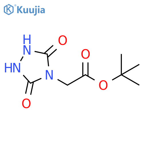 tert-butyl 2-(3,5-dioxo-1,2,4-triazolidin-4-yl)acetate structure