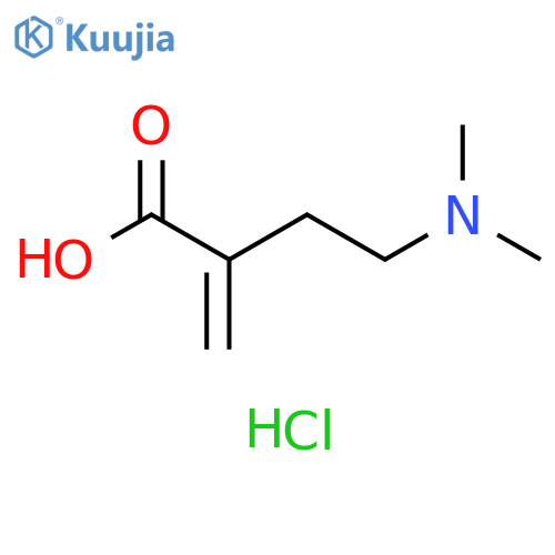 4-(dimethylamino)-2-methylidenebutanoic acid hydrochloride structure