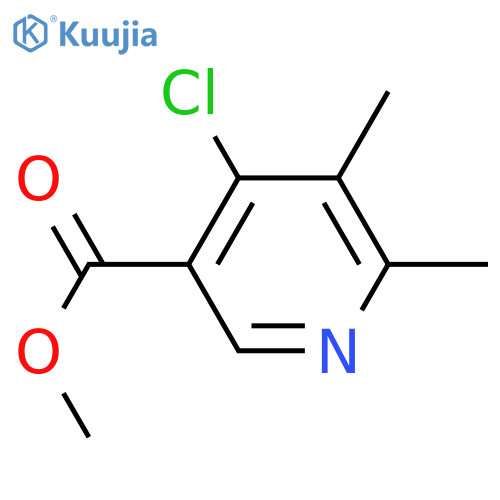 methyl 4-chloro-5,6-dimethylpyridine-3-carboxylate structure