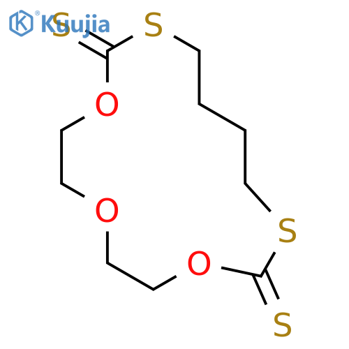 1,10,13-Trioxa-3,8-dithiacyclopentadecane-2,9-dithione structure