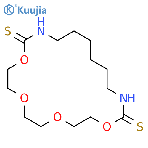 1,12,15,18-Tetraoxa-3,10-diazacycloeicosane-2,11-dithione structure