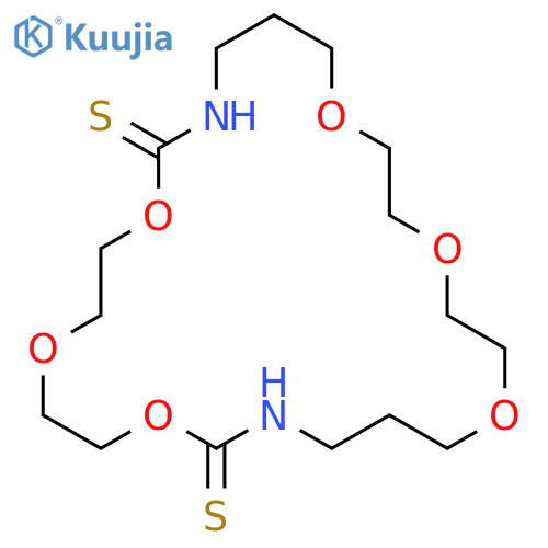 1,7,10,13,19,22-HEXAOXA-3,17-DIAZACYCLOTETRACOSANE-2,18-DITHIONE structure