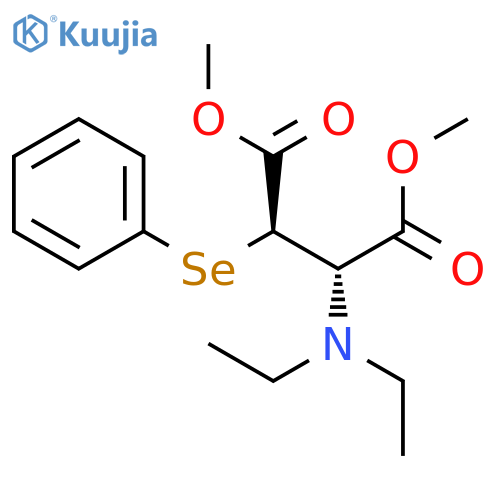 D-Aspartic acid, N,N-diethyl-3-(phenylseleno)-, dimethyl ester, (3R)-rel- structure