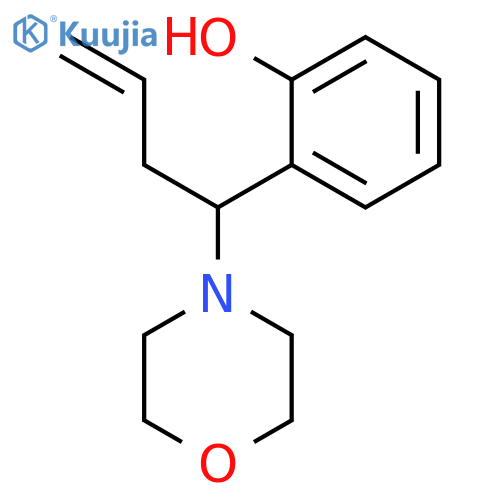 Phenol, 2-[1-(4-morpholinyl)-3-butenyl]- structure