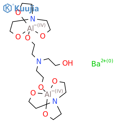 Triethanolamine aluminate barium salt structure