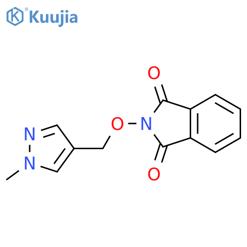 1H-Isoindole-1,3(2H)-dione, 2-[(1-methyl-1H-pyrazol-4-yl)methoxy]- structure