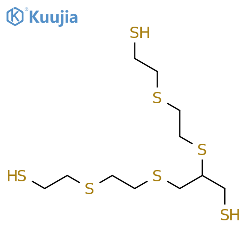 3,6,9,12-Tetrathiatetradecane-1,14-dithiol, 7-(mercaptomethyl)- structure