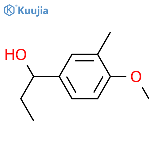 1-(4-methoxy-3-methylphenyl)propan-1-ol structure