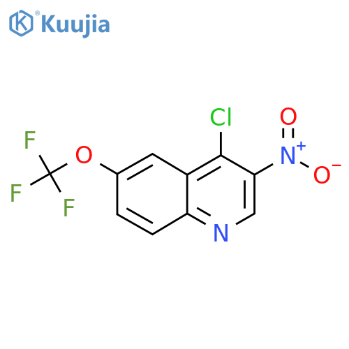 4-Chloro-3-nitro-6-(trifluoromethoxy)quinoline structure