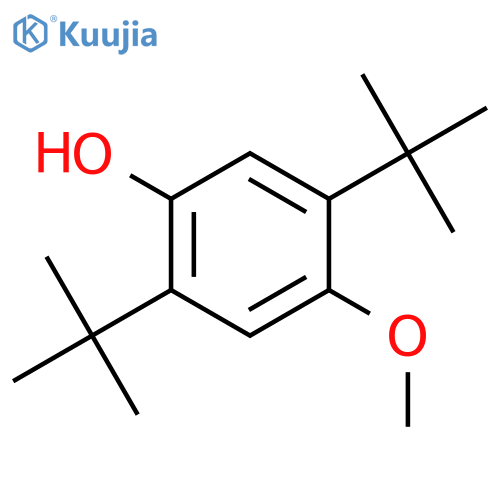 2,5-Di-tert-butyl-4-methoxyphenol structure