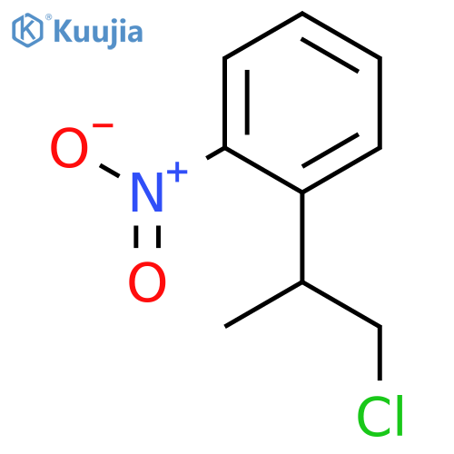 BENZENE, 1-(2-CHLORO-1-METHYLETHYL)-2-NITRO- structure