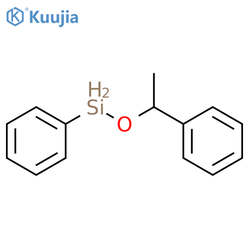 Silane, phenyl(1-phenylethoxy)- structure