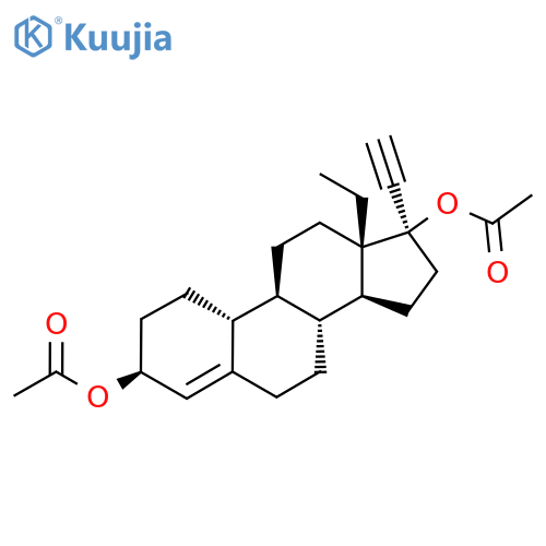 Levonorgestrel-3,17-diacetate structure