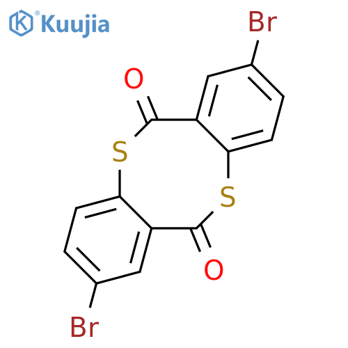 6H,12H-Dibenzo[b,f][1,5]dithiocin-6,12-dione, 2,8-dibromo- structure