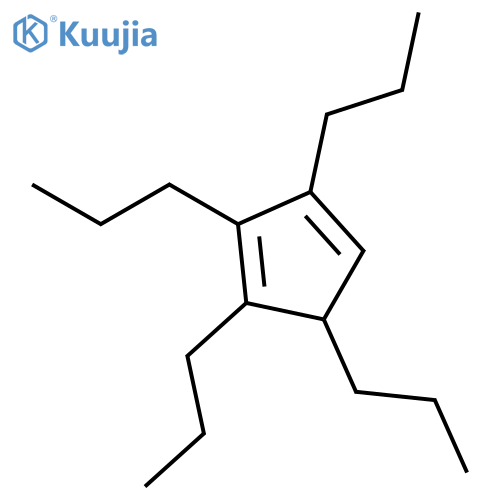 1,3-Cyclopentadiene, 1,2,3,5-tetrapropyl- structure